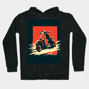 Vintage reto scooter Hoodie